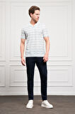  Erkek Mavi Trend Dynamic Fit Rahat Kesim Polo Yaka T-Shirt