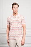  Erkek Kiremit Trend Dynamic Fit Rahat Kesim Polo Yaka T-Shirt