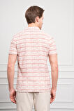  Erkek Kiremit Trend Dynamic Fit Rahat Kesim Polo Yaka T-Shirt
