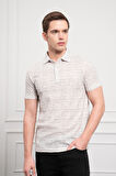  Erkek Nefti Trend Polo Yaka Desenli Dynamic Fit Rahat Kesim T-Shirt