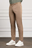  Erkek Vizon Slim Fit Chino Pantolon