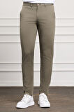  Erkek Yeşil Slim Fit Chino Pantolon