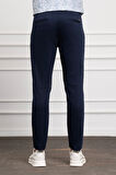  Erkek Lacivert Slim Fit Chino Pantolon