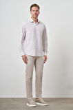  Erkek Kiremit Trend Dynamic Fit İtalyan Yaka Gömlek