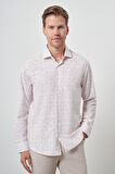  Erkek Kiremit Trend Dynamic Fit İtalyan Yaka Gömlek