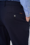  Erkek Lacivert Yazlık Pamuk Yan Cep Slim Fit Chino Pantolon