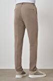  Erkek Bej Trend Slim Fit İpli Jogger Pantolon