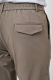  Erkek Vizon Trend Slim Fit Tam Lastik Pantolon