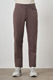  Erkek KAHVE Pamuk 5 Cep Dynamic Fit Jean Kot Pantolon