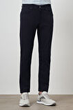  Erkek Lacivert Pamuk 5 Cep Slim Fit Jean Kot Pantolon