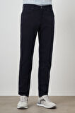  Erkek Lacivert Pamuk 5 Cep Slim Fit Jean Kot Pantolon