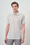 Erkek Gri Trend Dinamik Fit Polo Yaka T-Shirt