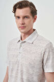  Erkek Gri Trend Dinamik Fit Polo Yaka T-Shirt