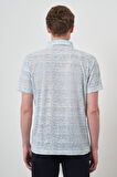  Erkek Mavi Trend Dinamik Fit Polo Yaka T-Shirt
