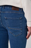  Erkek A. MAVİ Denim 5 Cep Slim Fit Jean Kot Pantolon