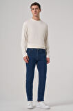  Erkek Mavi Denim 5 Cep Dynamic Fit Jean Kot Pantolon