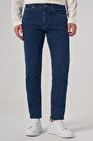  Erkek Mavi Denim 5 Cep Dynamic Fit Jean Kot Pantolon