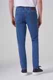  Erkek Mavi Denim 5 Cep Slim Fit Jean