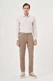  Erkek Vizon İhracat Yazlık Pamuk Yan Cep Slim Fit Chino Pantolon