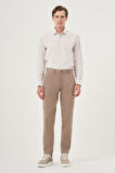  Erkek Vizon İhracat Yazlık Pamuk Yan Cep Slim Fit Chino Pantolon