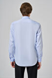 Erkek A. MAVİ Dynamic Fit Sert Yaka Gömlek