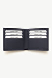  Erkek Lacivert Basic %100 Deri Cüzdan