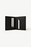  Erkek Siyah %100 Deri Mıknatıslı Cüzdan