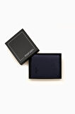  Erkek Lacivert %100 Deri Mıknatıslı Cüzdan