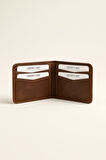  Erkek KAHVE %100 Deri Cüzdan Kartlık