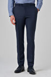  Erkek KOYU LACİVERT Klasik Slim Fit Dar Kesim Pantolon