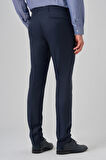  Erkek KOYU LACİVERT Klasik Slim Fit Dar Kesim Pantolon