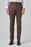  Erkek KAHVE Klasik Slim Fit Dar Kesim Pantolon