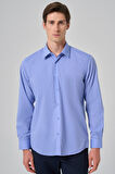  Erkek Mavi Trend Regular Fit Gömlek