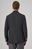  Erkek Antrasit Trend Slim Fit Mono Yaka Ceket