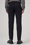  Erkek Siyah Pamuk Trend Slim Fit Chino Pantolon