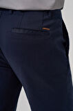  Erkek Lacivert Pamuk Trend Slim Fit Chino Pantolon