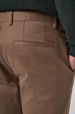  Erkek Bej Pamuk Trend Slim Fit Chino Pantolon