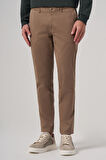  Erkek Bej Pamuk Trend Slim Fit Chino Pantolon