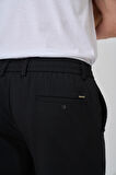  Erkek Siyah Poliviskon Jogger Slim Fit Pantolon