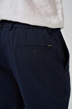 Erkek Lacivert Poliviskon Jogger Slim Fit Pantolon