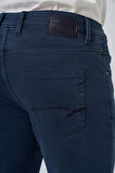  Erkek Lacivert Denim 5 Cep Dynamic Fit Jean Kot Pantolon