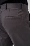  Erkek Füme Pamuk Trend Slim Fit Chino Pantolon