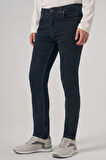  Erkek Haki Denim 5 Cep Slim Fit Jean Kot Pantolon