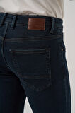  Erkek Haki Denim 5 Cep Slim Fit Jean Kot Pantolon