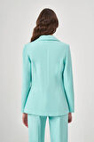 Basic Klasik Mint Ceket