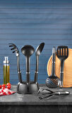 Technow Vip Ahmet Vp-310 Döner Hazneli Servis Set 6lı Krom Standlı