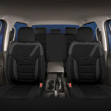 Oto Pandami K2 Serisi Lexus RX 2003–2009 Uyumlu Tay Tüyü Koltuk Kılıfı, Siyah