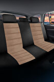 Oto Pandami K2 Serisi Seat Ibiza 3 6L 2002 - 2008 Uyumlu Tay Tüyü Koltuk Kılıfı, Taba