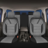 Oto Pandami K2 Serisi Chevrolet Epica Specs 2012 Uyumlu Tay Tüyü Koltuk Kılıfı, Gri