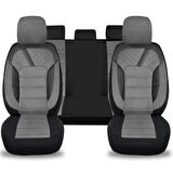 Oto Pandami K2 Serisi Jeep Grand Cherokee WH 2005 - 2010 Uyumlu Tay Tüyü Koltuk Kılıfı, Gri